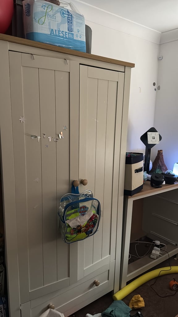Mama and papa wardrobe and drawers 