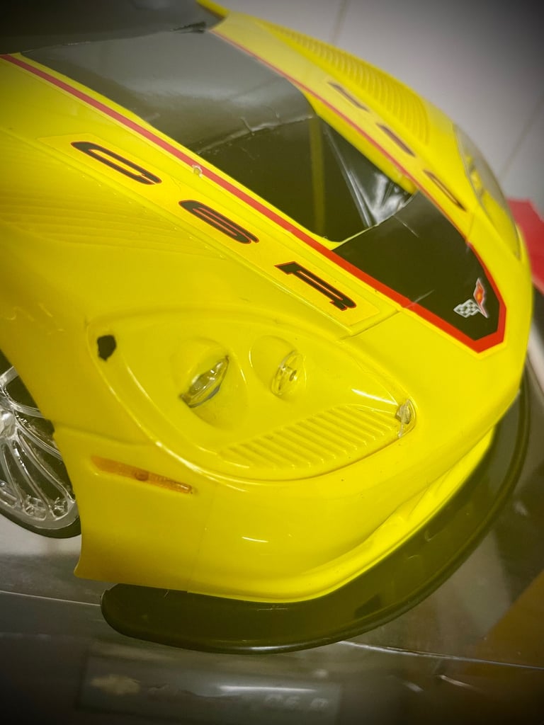 Vintage Radio control car corvette 