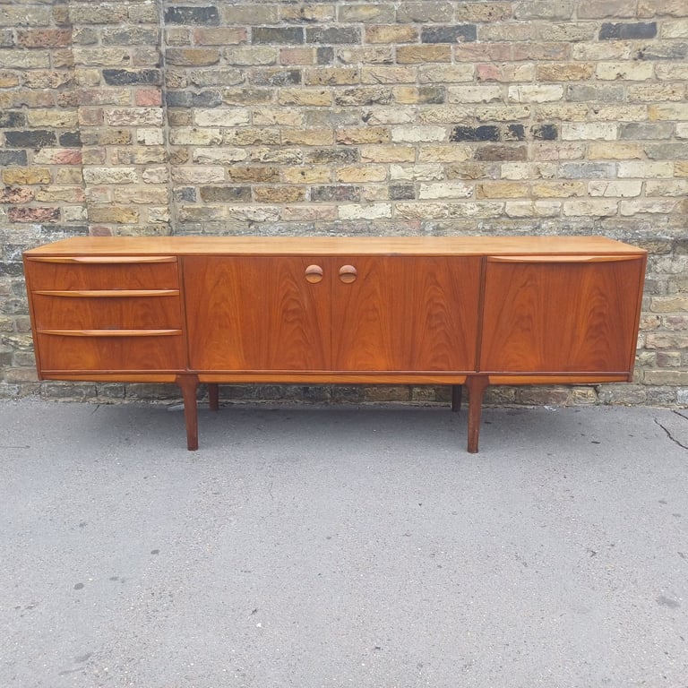 image for Vintage Mid century retro teak sideboard / Credenza A.H McIntosh