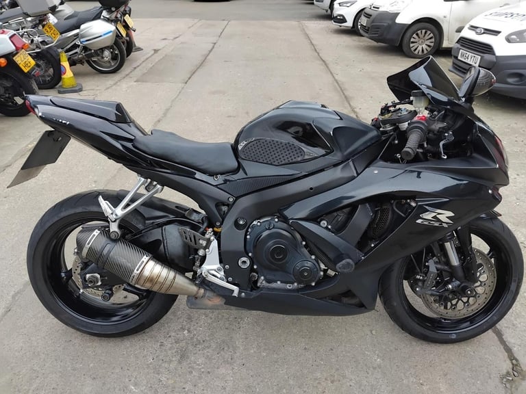 image for 2009 09 SUZUKI GSXR 750 K8 GSXR750 SPORT BIKE BLACK MOT HPI CLEAR