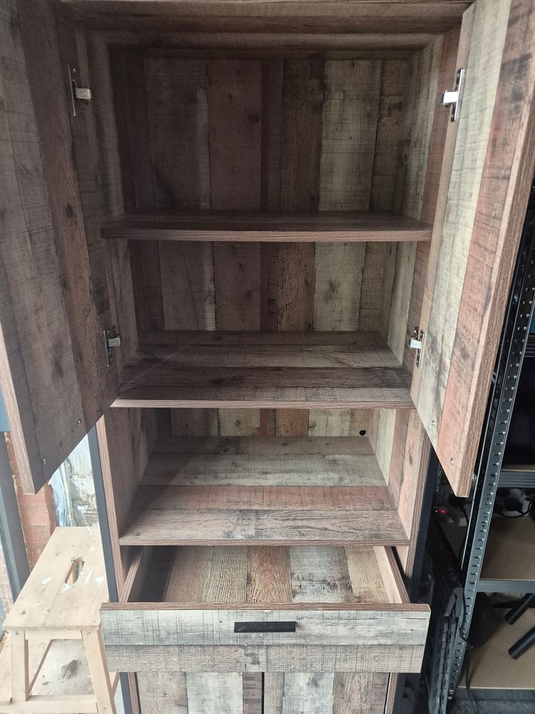 Next Bronx storage cupboard and drawer