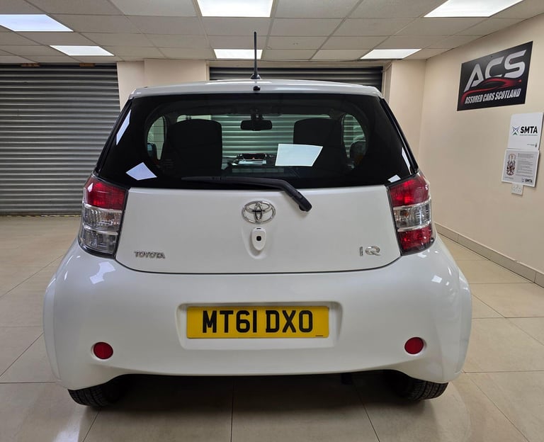 TOYOTA IQ 1.0 VVT-i 2 White Manual Petrol WARRANTY 12 MONTHS MOT