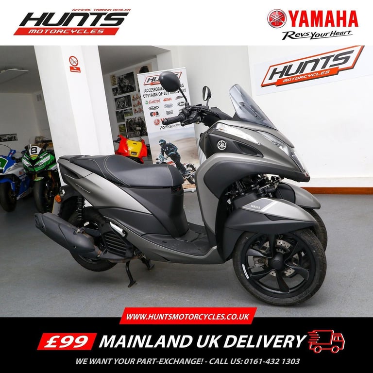 image for 2024, '74 reg. Yamaha Tricity 125. Learner Legal. 1 Owner. 1,516 MILES. £3,695