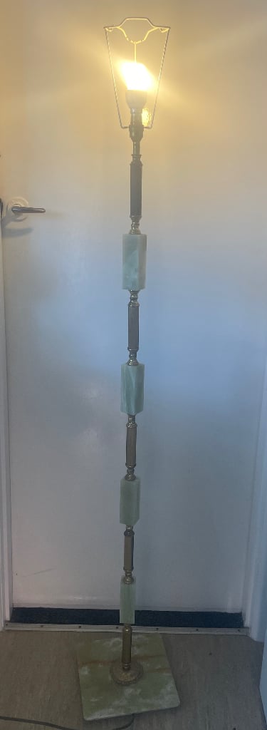 vintage marble lamp