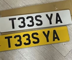BARGAIN Private number plate. T33SYA - Tease Ya - Tee