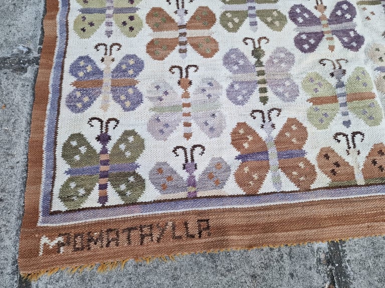 Rare Thin WeaveSmall Size Kilim