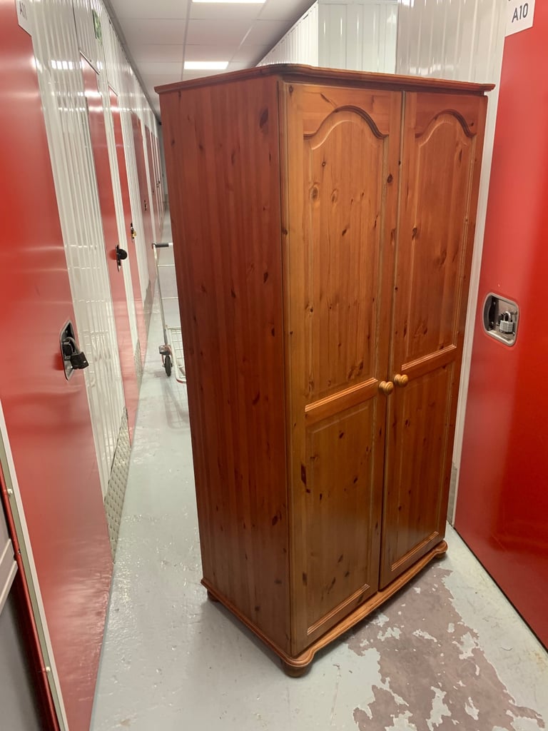 FREE LOCAL DELIVERY pine double wardrobe 
