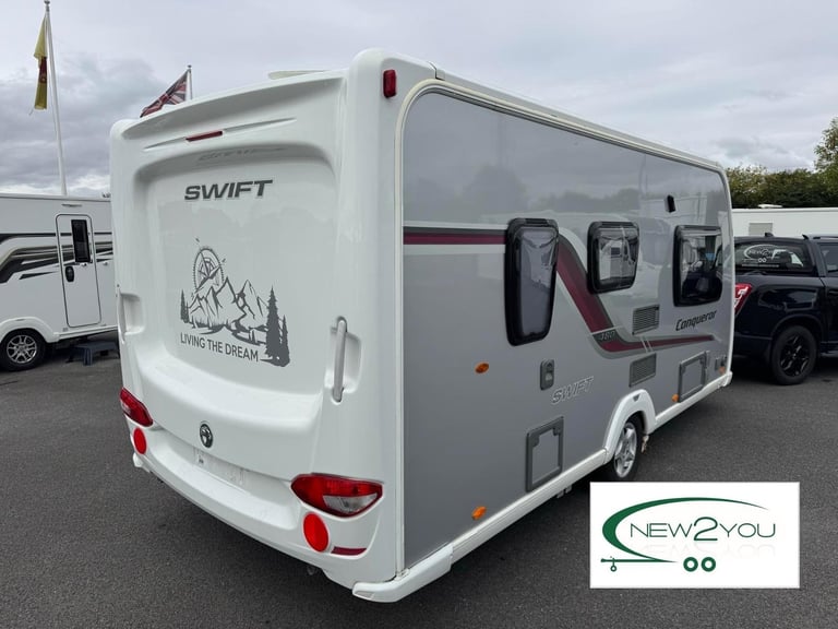 2013 Swift Conqueror 480 2 Berth Caravan - STOCK NO S083