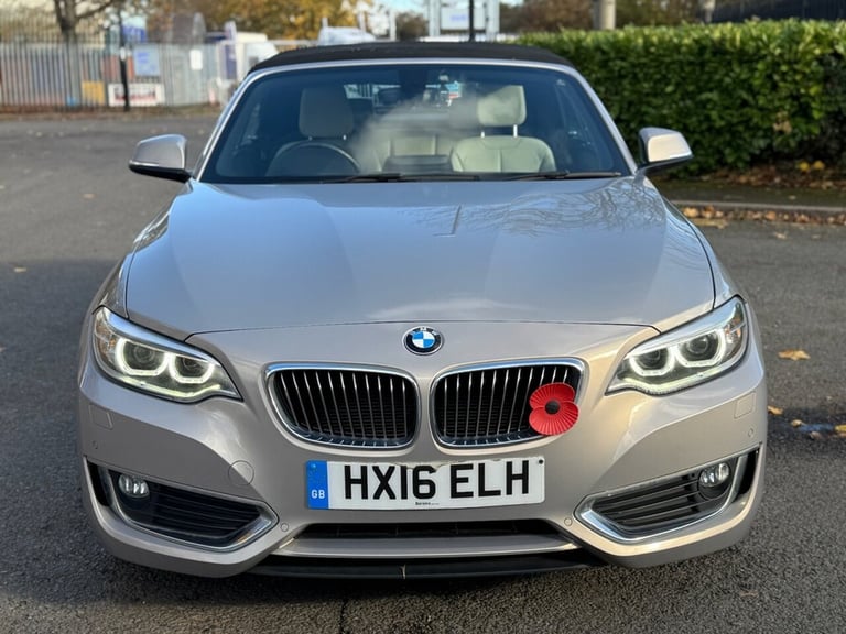 2016 BMW 2 Series 218d [150] Luxury 2dr [Nav] Step Auto CONVERTIBLE DIESEL Automatic
