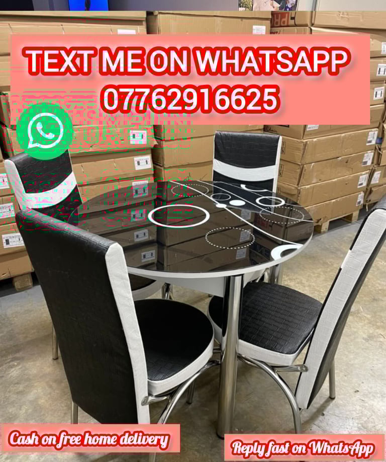 image for Brand New Dining table and chiars.