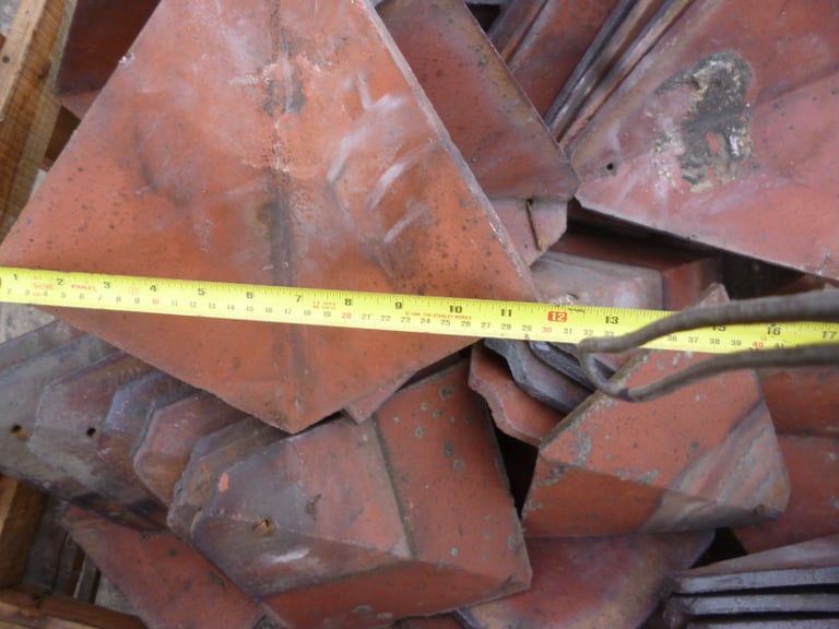 Reclaimed Arris hip tiles Bonnet tiles Rosemary hips Acne hip