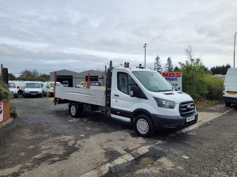 2021 ON 21 PLATE FORD TRANSIT 350 LEADER TDCI 130BHP RWD L4H1 RWD DROPSIDE ULEZ