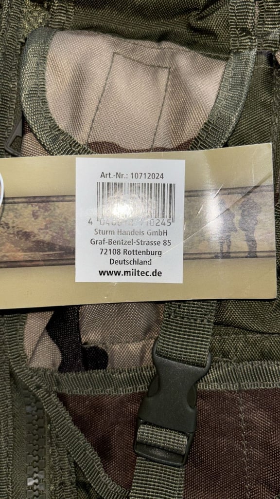 Mil-Tec 9 Pockets Tactical Vest - CCE Camo