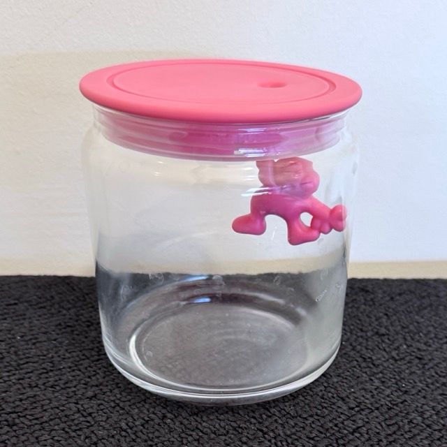 image for Alessi Gianni Pink Storage Jar £25.
