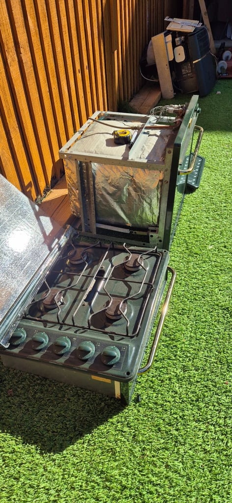STOVES VANETTE GG2200 oven, VANETTE 4301-2 hob with grill and sink for camper caravan boat.