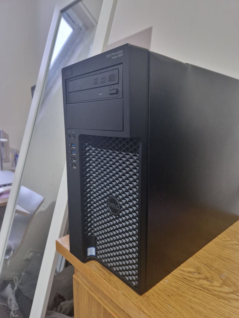 Upgraded Dell Precision Tower 3620 - 17, 16GB RAM, GTX 1050 Ti, 1TB HDD + 240GB SSD