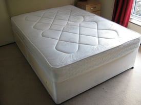 BUY IT NOW, PAY ON DELIVERY !! DOUBLE DIVAN BASE WITH SEMI ORTHOPEDIC MATTRESS