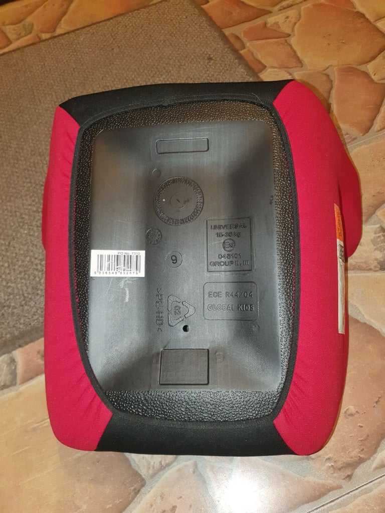 My Child Booster Seat , 15 - 36 kgs, Red & Black , VGC,  Hardly Used, Clean. 