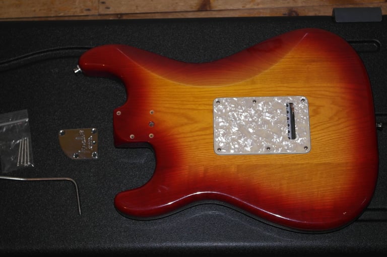 2003 Fender USA Deluxe Stratocaster (no neck) Noiseless pickups, S1 switching 