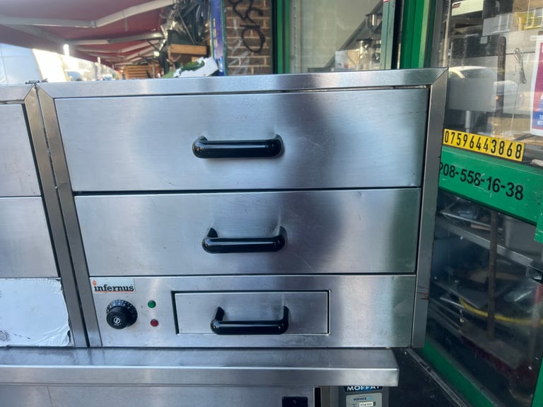 image for USED HOT HOLDING DRAWER UNIT CATERING COMMERCIAL KITCHEN EQUIPMENT FAST FOOD SHOP