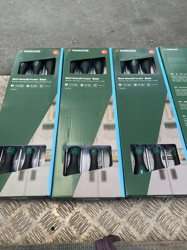 Parkside Screwdriver Set of 6 Made from high-quality chrome-vanadium and SUP-11 steel