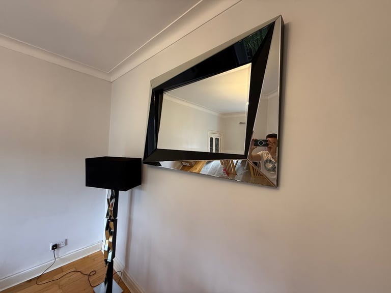 Tall designer pagazzi mirrored lamp 