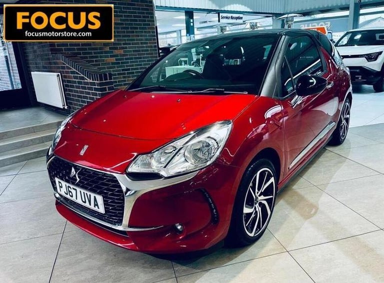 2017 DS Automobiles DS 3 1.2 PureTech 82 Connected Chic 3dr HATCHBACK PETROL Manual