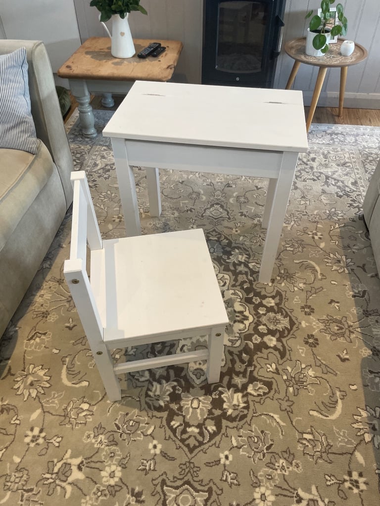 Argos Home Kids Scandinavia Desk & Chair - White