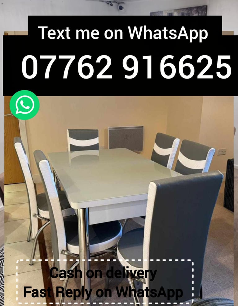 image for Brand New Dining table and chiars.