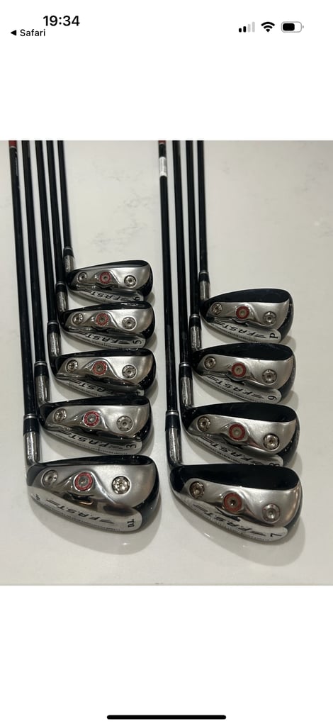 Golf irons full set including driving iron Slazenger