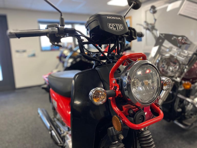 2013 JDM Honda CC110 Cross Cub in red and black