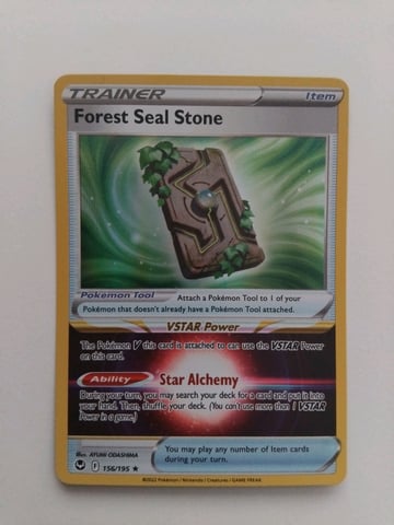 Forest Seal Stone pokemon card, in Blackpool, Lancashire