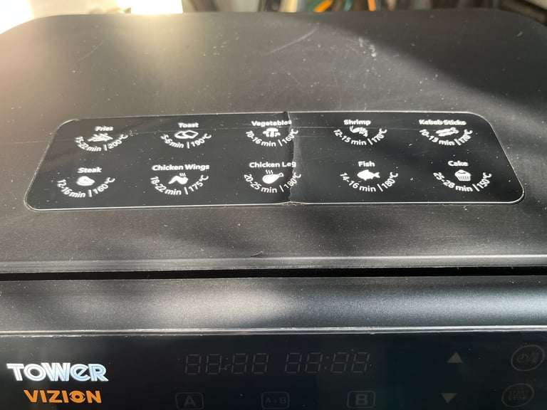 Tower double oven air fryer