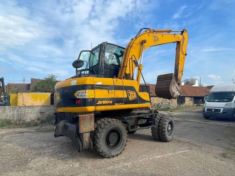 image for 2003 JCB  JS160W EXTENDED CAB RUBBER DUCK EXCAVATOR  DIESEL