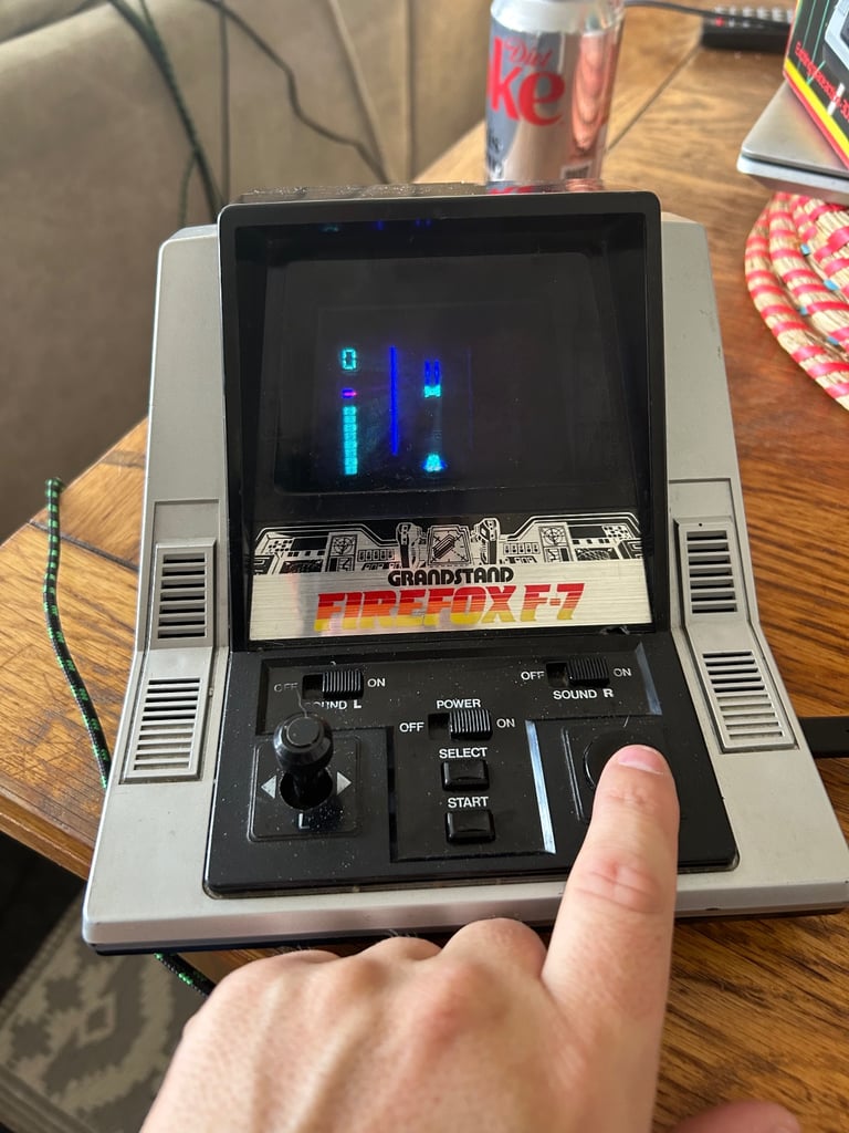 Grandstand Firefox electronic game 80s 