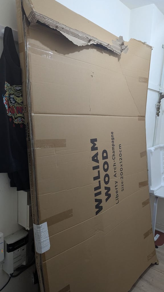 Liberty Champagne Full-Length Arched Metal Mirror (new with box) 200cm x 120cm