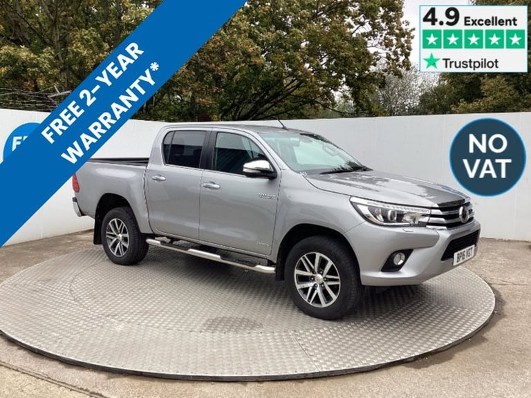 2016 Toyota Hilux D-4D Invincible C/C 4X4 A/C **NO VAT** Pickup Diesel Manual