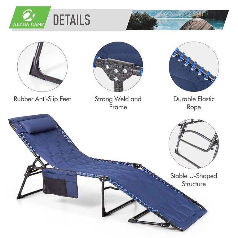 ALPHA CAMP Foldable bed brand new in box