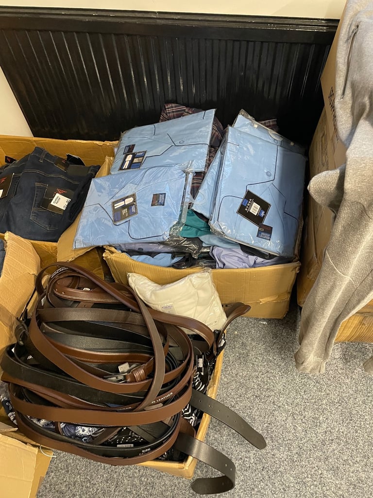 Men’s Big Size Clothing Job Lot 720 pcs - Hoodies, Jeans, Shirts Clearance Sale