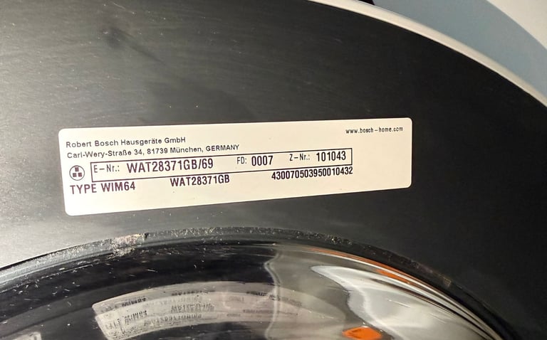 Bosch vario Perfect Eco silence Washing Machine With Free Delivery N Warranty 