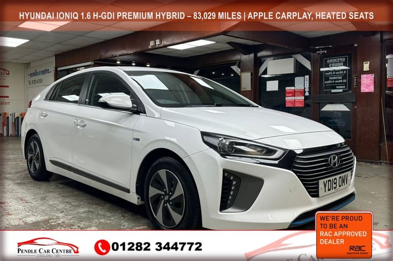 2019 Hyundai IONIQ 1.6 h-GDi GPF Premium Hatchback 5dr Petrol Hybrid DCT Euro 6 (s/s) (141 ps) Ha...