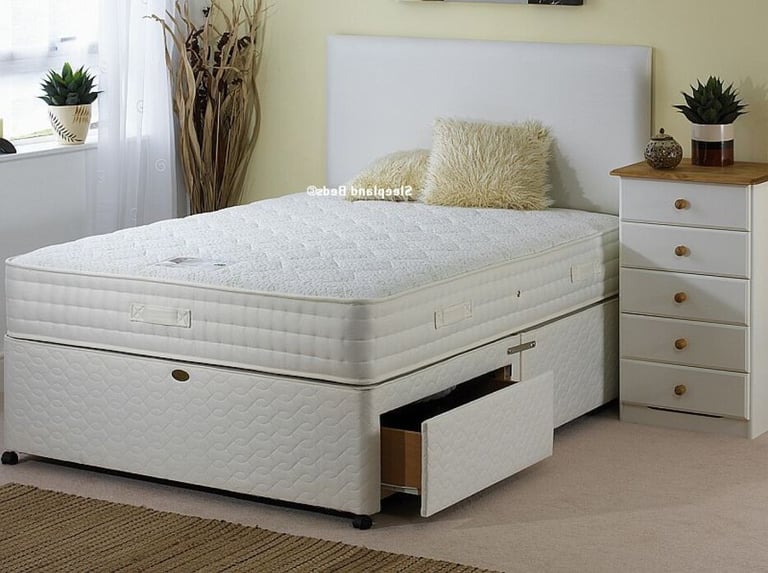 Divan Double Bed Single Bed with Mattress Full Foam Mattress Call