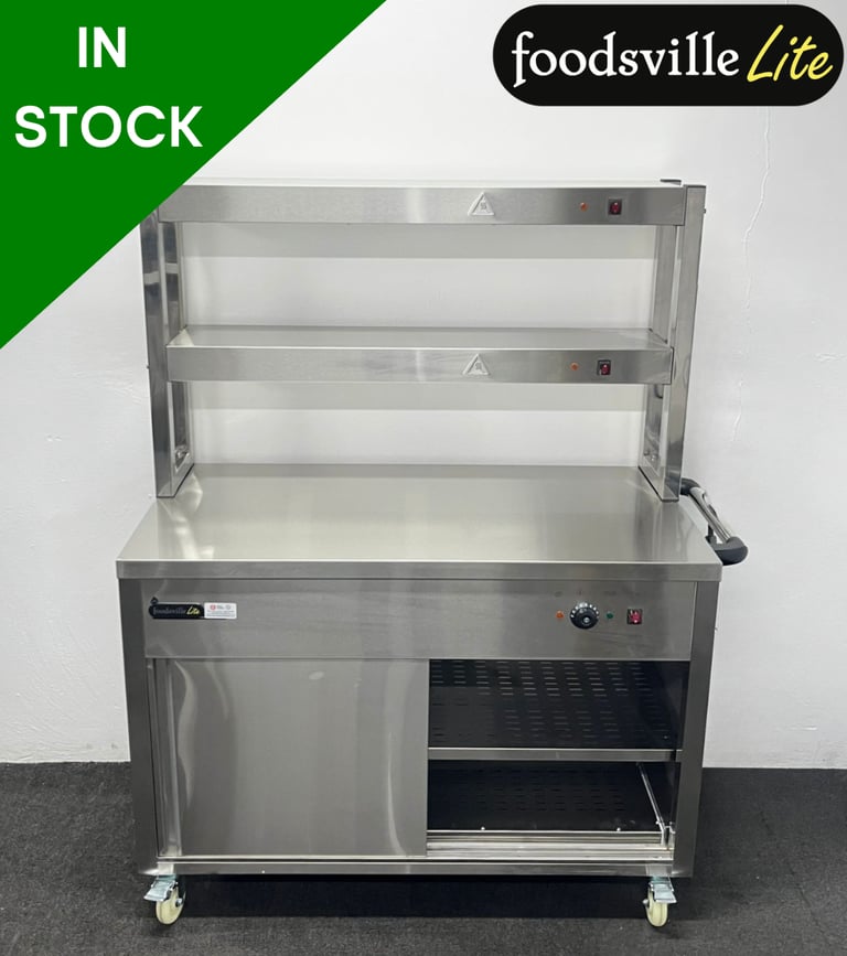 image for NEW Foodsville Lite 1200mm Hot Cupboard w/ Double Heated Overgantry - PAY OVER 6 MONTHS OR 15% OFF!