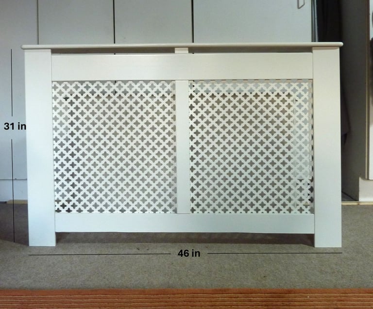image for White Radiator cover