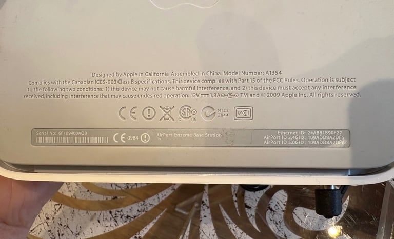 Apple AirPort Extreme A1354 