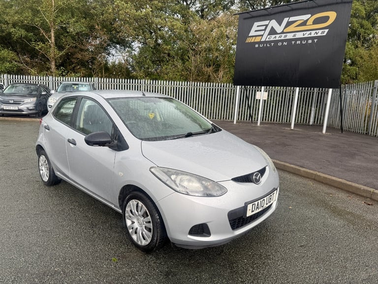 2010 MAZDA 2 TS MZR 1.3 PETROL HATCHBACK SILVER ULEZ COMPLIANT
