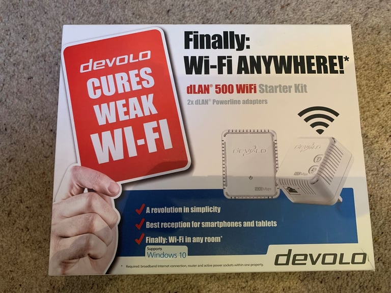 Devolo dLAN 500 Duo WiFi Ethernet Powerline Extender