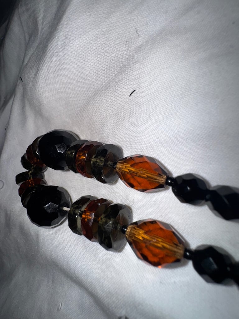Black Onyx and Smoky Quartz 