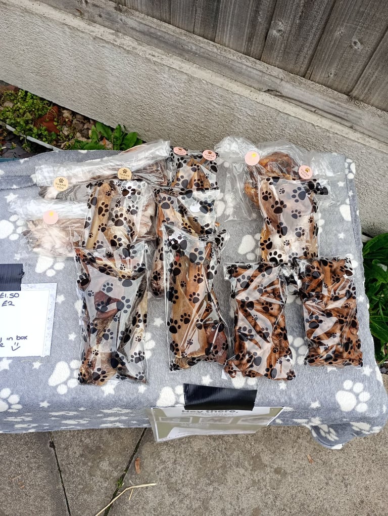 Natural dog treats/bandanas/bow ties CHARITY FUNDRAISER 