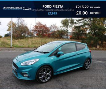 image for FORD FIESTA 1.0T EcoBoost ST-Line 2018,Bluetooth,Air Con,Cruise,DAB,1 Previous Owner